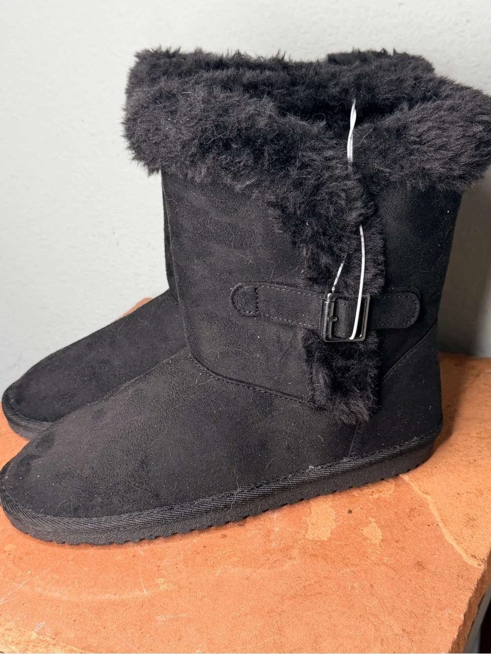 The Children's Place Black Boots nwt